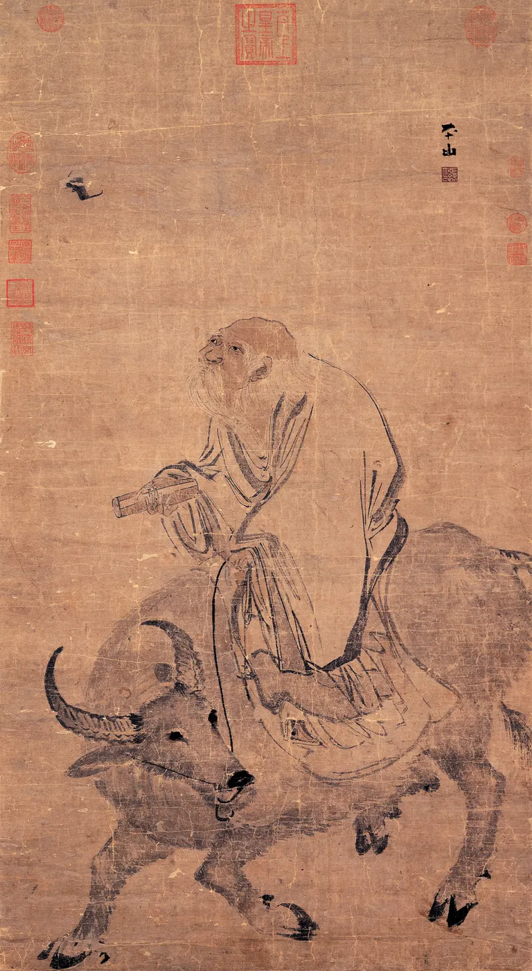 Laozi Riding an Ox