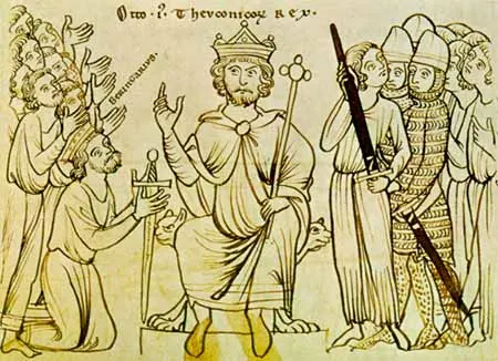 Otto I in a medieval manuscript