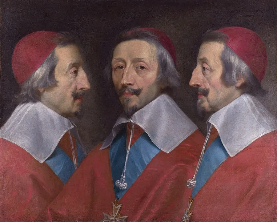 Triple portrait of Cardinal Richelieu